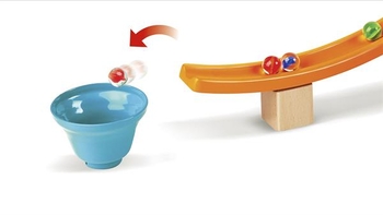 Конструктор-лабиринт Hape Marble Run Трюки и повороты 129 эл. (E1100) - Pampik - 9