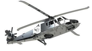 Колекційна модель-конструктор Metal Time Lifting Spirit Вертоліт механічний (MT027) - Pampik - 9
