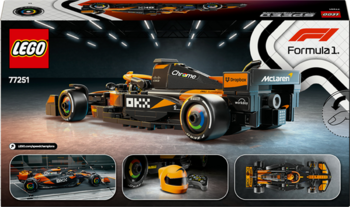 Конструктор LEGO Speed Champions Автомобіль для перегонів McLaren F1 Team MCL38, 269 деталей (77251) - Pampik - 2
