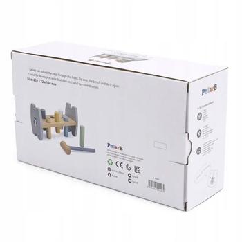 Деревянная стучалка PolarB Пингвинчик (44207) - Pampik - 4