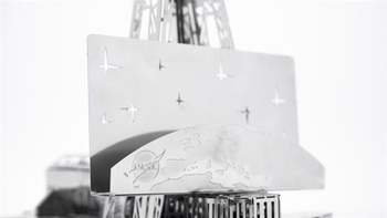 Колекційна модель-конструктор Metal Time Astronaut's Lodge Космічна станція МКС, механічна (MT017) - Pampik - 6