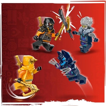 Конструктор LEGO NINJAGO Багі для бездоріжжя ніндзя Арін 267 деталей (71811) - Pampik - 4
