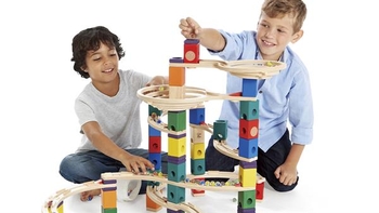 Конструктор-лабиринт Hape Quadrilla Ускорение, 136 элементов (E6007) - Pampik - 8