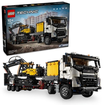 Конструктор LEGO Technic Вантажівка Volvo FMX і Електричний екскаватор EC230 2274 деталі (42175) - Pampik