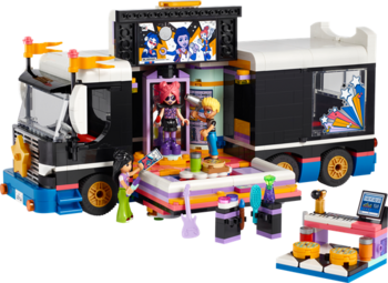 Конструктор LEGO Friends Автобус для музыкального тура попзвезды, 845 деталей (42619) - Pampik - 3