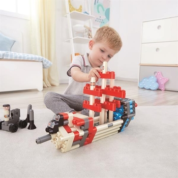 Конструктор PolyM Приключенческая ракета, 138 деталей (760025) - Pampik - 5