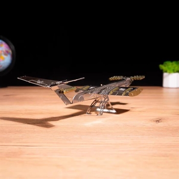 Колекційна модель-конструктор Metal Time Caspian Sea Monster Ekranoplan Екроплан (MT099) - Pampik - 7