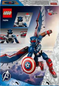 Конструктор LEGO Super Heroes Фігурка Нового Капітана Америка для складання 359 деталей (76296) - Pampik - 3