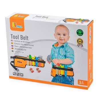 Дерев'яний ігровий набір Viga Toys Пояс з інструментами (50532) - Pampik