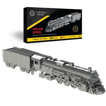 Коллекционная модель-конструктор Metal Time Polar Steel Полярный механический экспресс (MT052ST) - Pampik
