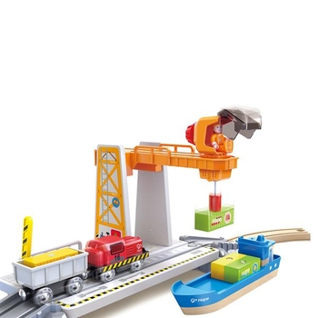 Игрушечная железная дорога Hape Грузоперевозки (E3790) - Pampik - 4