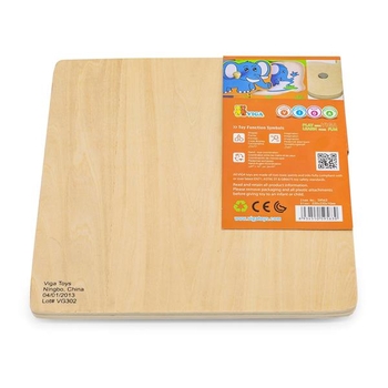 Деревянная рамка-вкладыш Viga Toys Зверята в Африке (59563) - Pampik - 2