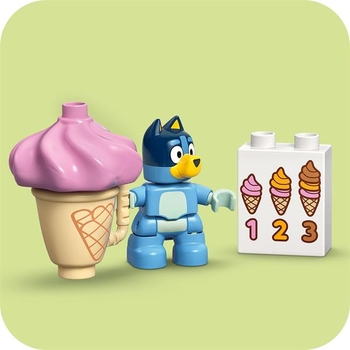 Конструктор LEGO DUPLO Bluey Подорож із морозивом із Блуї, 22 деталі (10458) - Pampik - 4