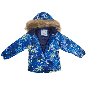 Куртка зимняя Huppa Alondra, р.98, синий с принтом (18420030-14335-098) - Pampik - 4