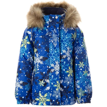 Куртка зимняя Huppa Alondra, р.104, синий с принтом (18420030-14335-104) - Pampik