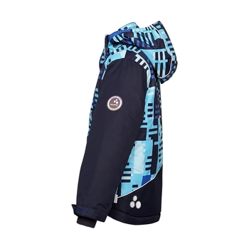 Куртка зимняя Huppa Alex 1, р.116, синий с принтом/темно-синий (17800130-12635-116) - Pampik - 3