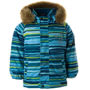 Куртка зимняя Huppa Vesa, р.86, синий с принтом (18570030-22060-086) - Pampik