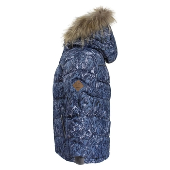 Куртка-пуховик Huppa Moody 1, р.152, темно-синій з принтом (17470155-73286-152) - Pampik - 3