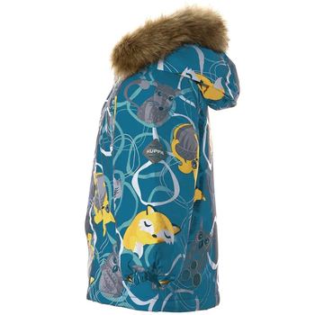 Куртка зимняя Huppa Vesa 1, р.86, бирюзовый с принтом (18570120-23266-086) - Pampik - 3