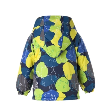 Куртка демісезонна Huppa Virgo 1, р.86, темно-синій з принтом (17210114-14786-086) - Pampik - 2