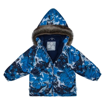 Куртка зимняя Huppa Virgo, р.86, синий с принтом (17210030-02535-086) - Pampik - 4