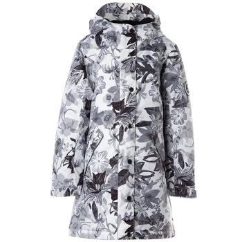 Пальто Huppa Janelle 1, р.134, білий з принтом (12360114-14120-134) - Pampik