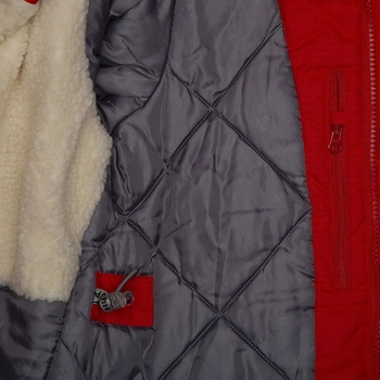 Пальто зимнее Huppa Vivian 1, р.122, красный (12490120-70004-122) - Pampik - 5