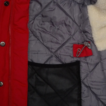 Пальто зимнее Huppa Vivian 1, р.116, красный (12490120-70004-116) - Pampik - 4