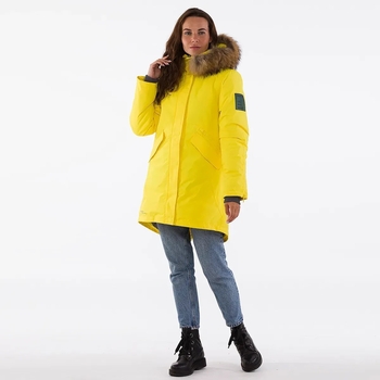 Пальто зимове Huppa Vivian 1, р.3XL, жовтий (12498120-70002-3XL) - Pampik - 7