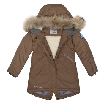 Пальто зимове Huppa Vivian 1, р.134, бежевий (12490120-70031-134) - Pampik - 5