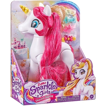 Ігровий набір Zuru Sparkle Girlz Казковий єдиноріг Пінкі, з аксесуарами (Z10032-2) - Pampik - 4