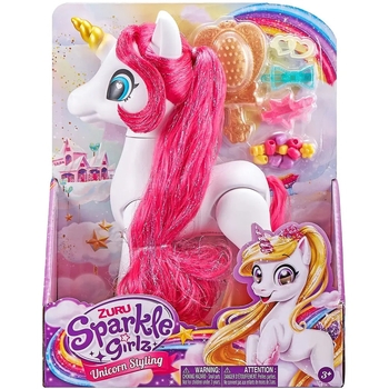 Ігровий набір Zuru Sparkle Girlz Казковий єдиноріг Пінкі, з аксесуарами (Z10032-2) - Pampik - 3