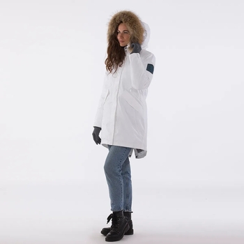 Пальто зимове Huppa Vivian 1, р.XL, білий (12498120-00063-0XL) - Pampik - 7