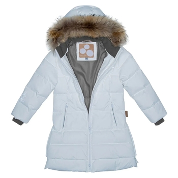 Пальто-пуховик Huppa Parish, р.128, белый (12470055-00020-128) - Pampik - 4