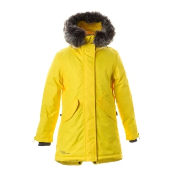 Пальто зимнее Huppa Vivian, р.122, желтый (12490020-70002-122) - Pampik