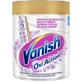 Отбеливатель порошкообразный Vanish Oxi Action Gold Кристальная белизна, 470 г - Pampik