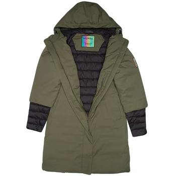 Пальто демісезонне Huppa Almira, р.3XL, хакі (12338017-10057-3XL) - Pampik - 4