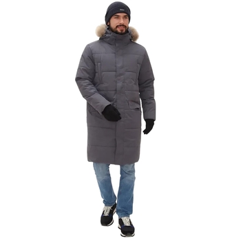 Пальто зимнее Huppa Werner, р.3XL, серый (12318020-10048-3XL) - Pampik - 7