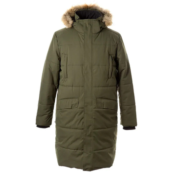 Пальто зимове Huppa Werner, р.S, хакі (12318020-10057-00S) - Pampik