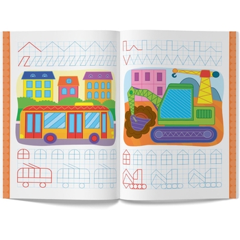 Перші багаторазові прописи. Улюблені машинки. Навчаємося писати правильно (F00031712) - Pampik - 3