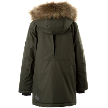 Куртка-парка зимова Huppa Roman, р.170, хакі (12380030-10057-170) - Pampik - 2