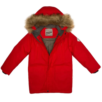 Куртка-парка зимова Huppa Roman, р.128, червоний (12380030-70004-128) - Pampik - 4