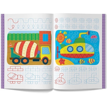 Перші багаторазові прописи. Улюблені машинки. Навчаємося писати правильно (F00031712) - Pampik - 4