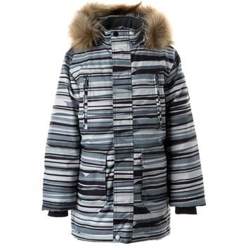 Куртка-парка зимняя Huppa Roman, р.116, серый с принтом (12380030-22048-116) - Pampik