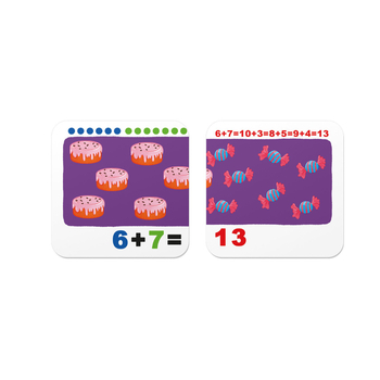 Розумні картки. Учимося лічити. Додаємо та віднімаємо. 30 карток (F00032388) - Pampik - 17