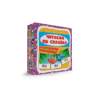 Розумні картки. Читаємо по складах. 30 карток (F00032106) - Pampik - 2