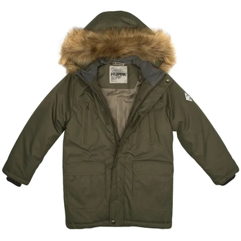 Куртка-парка зимова Huppa Roman, р.170, хакі (12380030-10057-170) - Pampik - 4