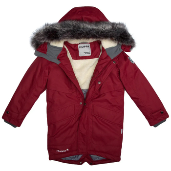 Пальто зимнее Huppa David, р.122, темно-красный (12270020-10084-122) - Pampik - 4