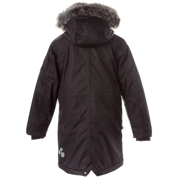 Пальто зимнее Huppa David, р.128, черный (12270020-00009-128) - Pampik - 2