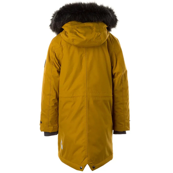 Пальто зимнее Huppa David, р.164, горчичный (12270020-10092-164) - Pampik - 2